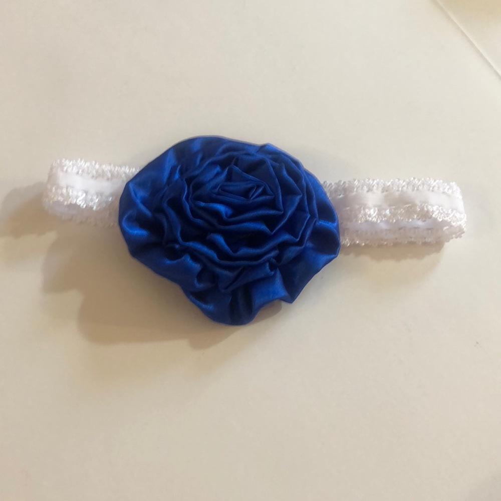 5 for $20 navy flower handmade headband